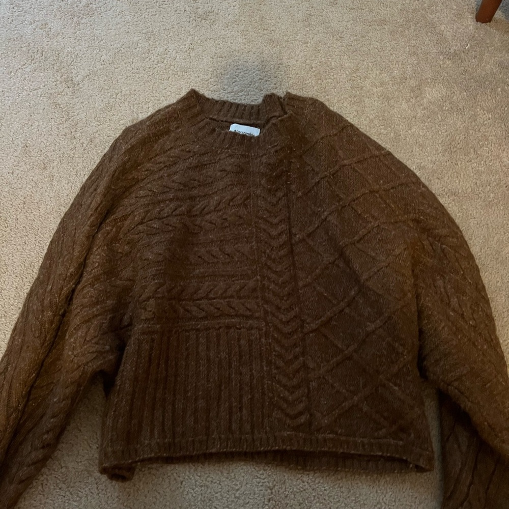 Abercrombie brown sweater